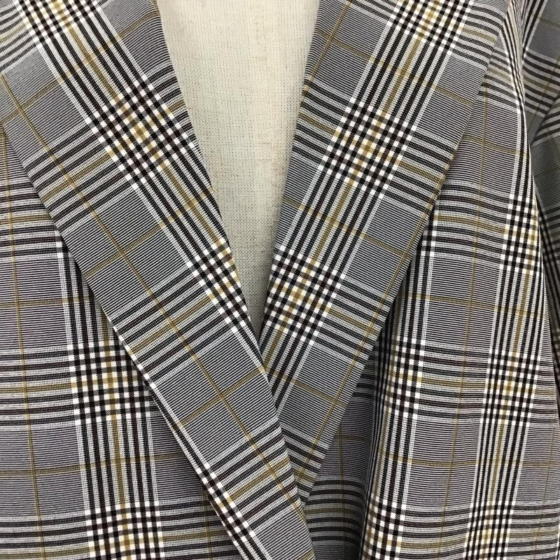 ヘザー Heather ジャケット、上着 ジャケット、ブレザー HE070442TS ダブルテーラードジャケット FREE チェック 灰 / グレー / X 白 / ホワイト / X 黒 / ブラック / X ベージュ / ベージュ / レディース USED 古着 中古 10122101