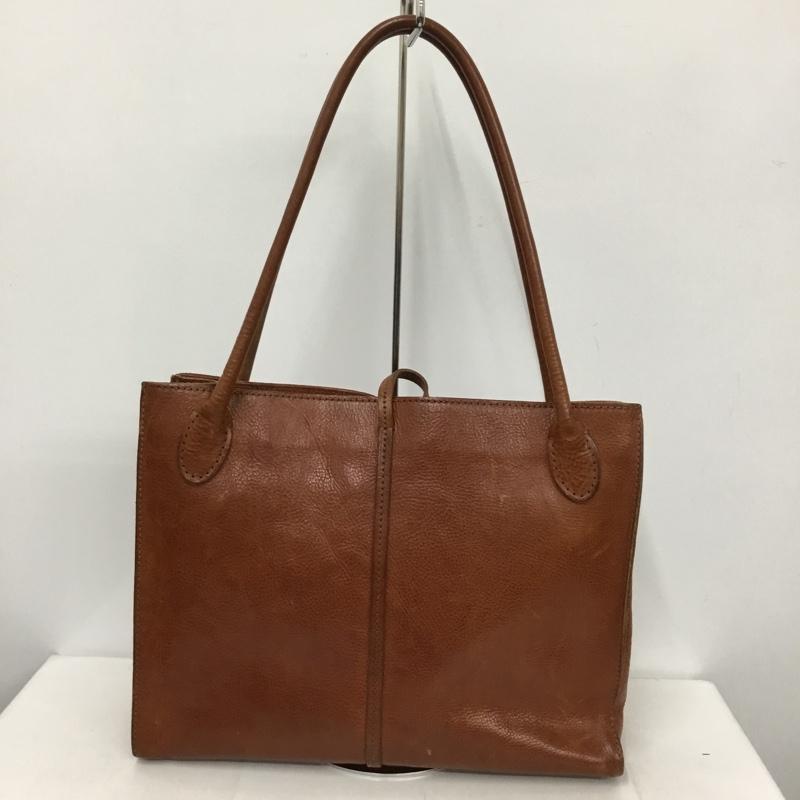 ゲンテン genten トートバッグ トートバッグ レザー 無地 茶 / ブラウン / レディース USED 古着 中古 10129113