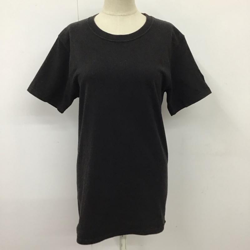 チャンピオン Champion Tシャツ 半袖 半袖カットソー プリントTシャツ クルーネックカットソー S ロゴ、文字 黒 / ブラック / レディース USED 古着 中古 10116315