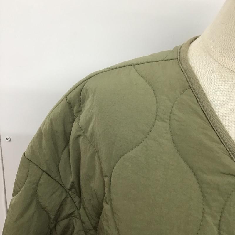 ザラ ZARA ジャケット、上着 ジャンパー、ブルゾン 7522 048 506 キルティング リバーシブル M 無地 カーキ / カーキ / レディース USED 古着 中古 10107176