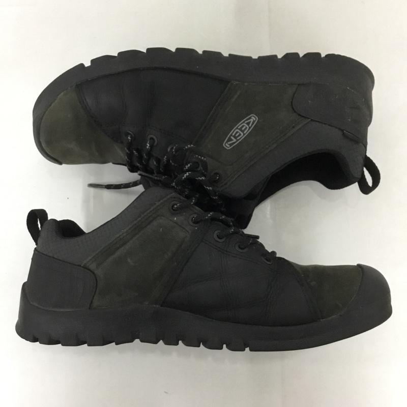 キーン KEEN アウトドアシューズ アウトドアシューズ 1015133 CITIZEN KEEN LOW WP ハイキングシューズ 27.5cm 箱有 27.5cm ロゴ、文字 黒 / ブラック / メンズ USED 古着 中古 10128819