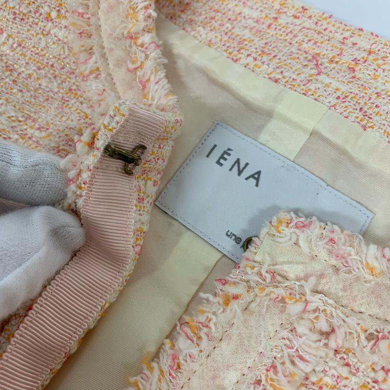 イエナ IENA ジャケット、上着 ジャケット、ブレザー une petites merveille 無地 X 桃 / ピンク / X 橙 / オレンジ / レディース USED 古着 中古 10014043