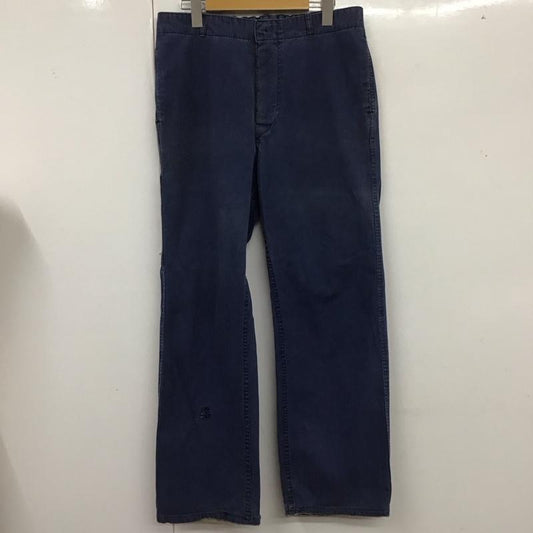 古着 USED パンツ ワークパンツ、ペインターパンツ ミリタリーパンツ ワイドパンツ 48 無地 紺 / ネイビー /  メンズ USED 古着 中古 10126435