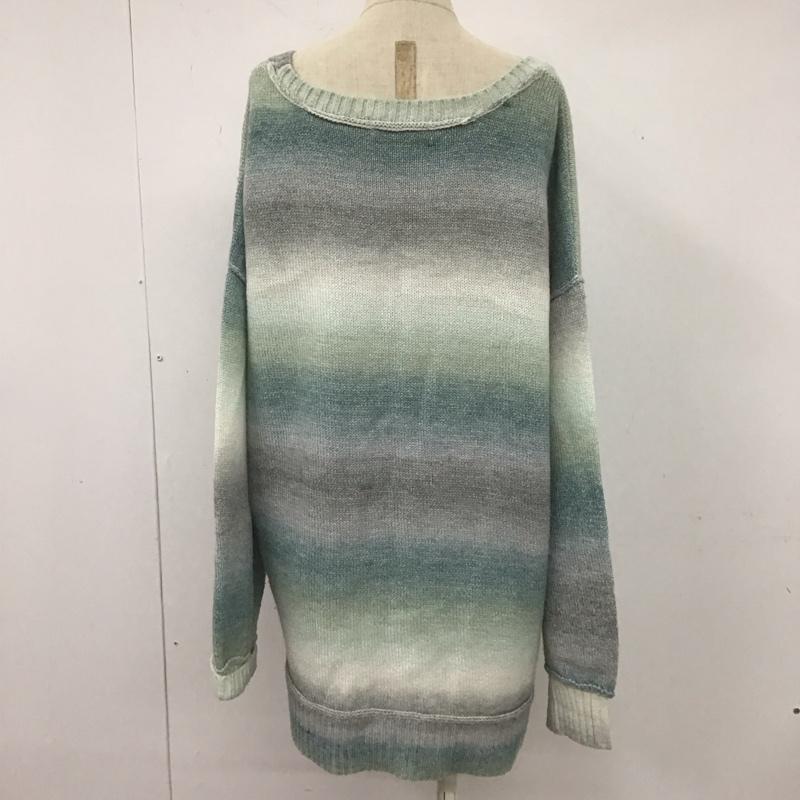 サマンサモスモスブルー Samansa Mos2 blue カーディガン 長袖 FREE マルチカラー / マルチカラー / レディース USED 古着 中古 10106420