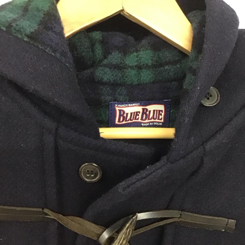 ブルーブルー BLUE BLUE コート コート一般 ダッフルコート S 無地 紺 / ネイビー / メンズ USED 古着 中古 10130496