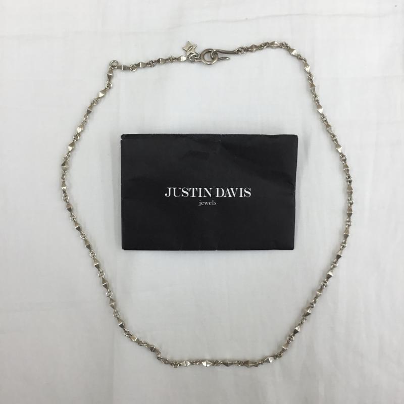 ジャスティンディヴィス JUSTIN DAVIS アクセサリー ネックレス、ペンダント SNJ213 SILVER925 CURIO チェーン ロゴ、文字 銀 / シルバー / メンズ USED 古着 中古 10136320