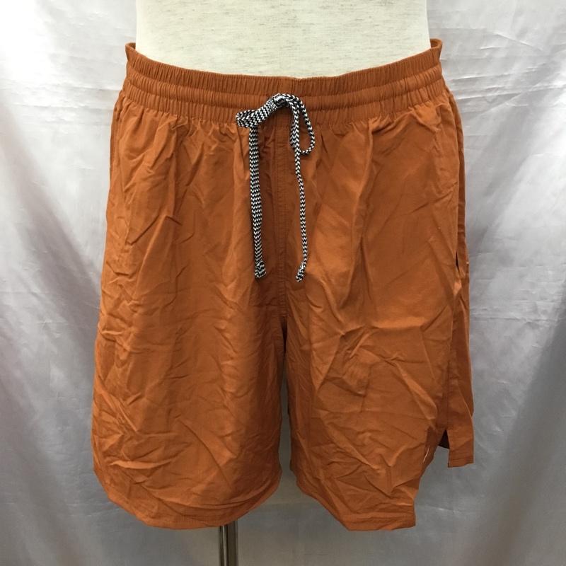 ナイキ NIKE パンツ ショートパンツ ショートパンツ ハーフパンツ カジュアルパンツ スポーツウェア XL 無地 橙 / オレンジ / メンズ USED 古着 中古 10121048
