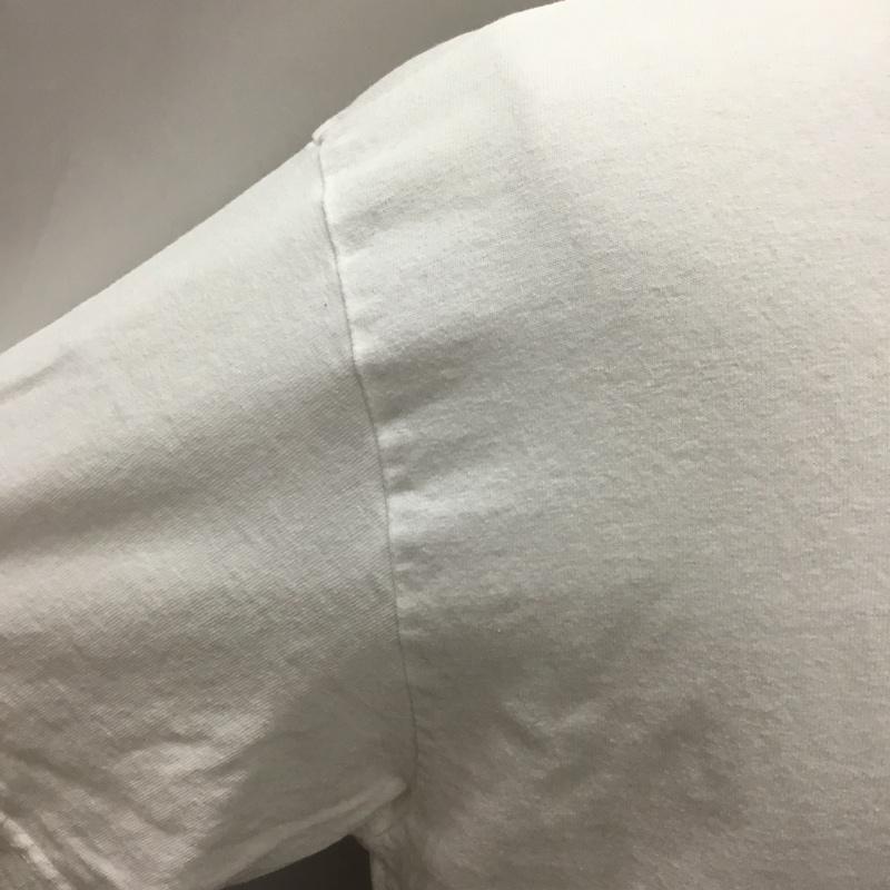 ザノースフェイス THE NORTH FACE Tシャツ 半袖 NT3103N 7ozH/SPocketTee 半袖カットソー ポケットTシャツ L ロゴ、文字 白 / ホワイト / メンズ USED 古着 中古 10116685