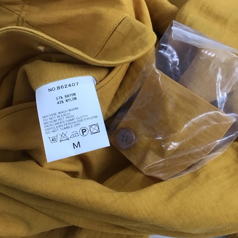 ハバーザック HAVERSACK パンツ ワークパンツ、ペインターパンツ ワイドパンツ カジュアルパンツ ワークパンツ M 無地 黄 / イエロー / メンズ USED 古着 中古 10142375