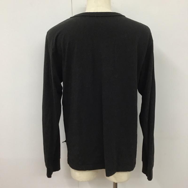 ライオット ファセッタズム RIOT FACETASM カットソー 長袖 rf21fw-tee-u03 21AWORIGINALRIOTLOGOLS 長袖カットソー クルーネックカットソー XL ロゴ、文字 黒 / ブラック /  メンズ USED 古着 中古 10112997
