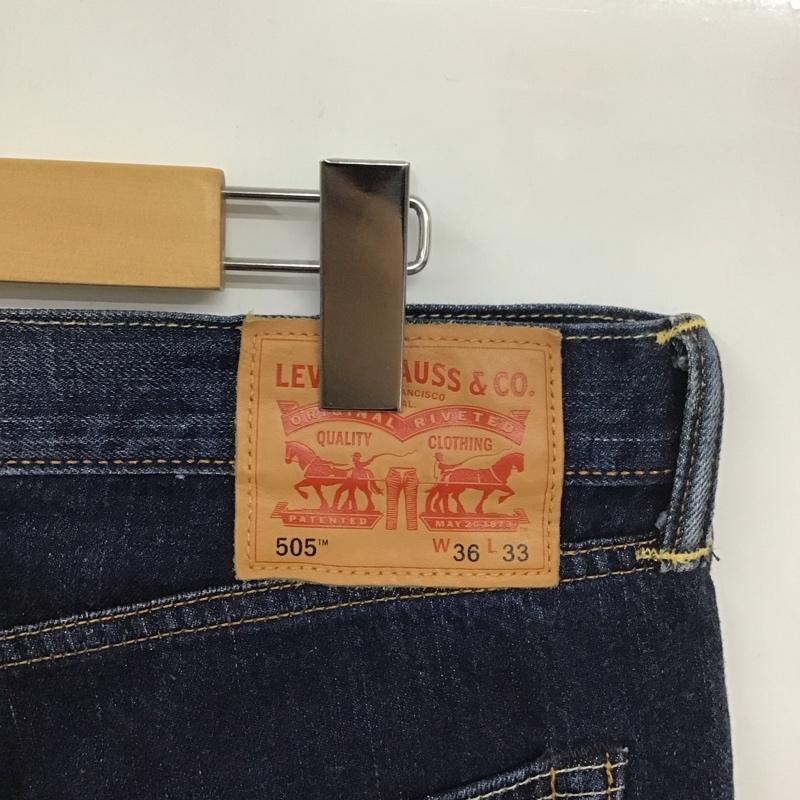 リーバイス Levi s パンツ デニム、ジーンズ 36インチ 無地 インディゴ / インディゴ / メンズ USED 古着 中古 10130906