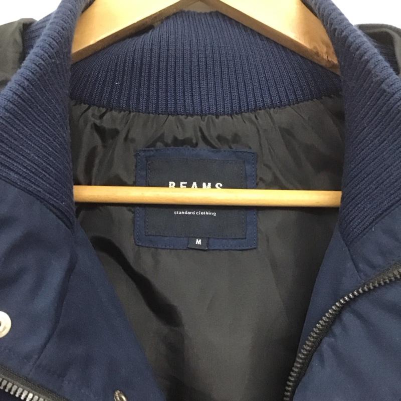 ビームス ハート BEAMS HEART ジャケット、上着 ジャケット、ブレザー ジップアップジャケットパーカー アウター M 無地 白 / ホワイト / X 紺 / ネイビー / メンズ USED 古着 中古 10139275