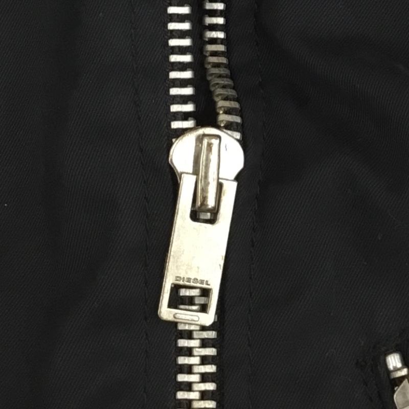 ディーゼル DIESEL ジャケット、上着 レザージャケット 無地 黒 / ブラック / レディース USED 古着 中古 10137699