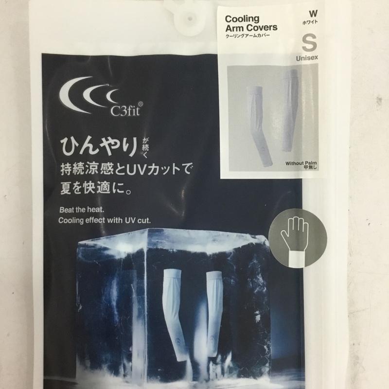 古着 USED ファッション小物 ファッション小物 C3fit 3F09161 クーリングアームカバー 甲無し UVカット ワンポイント 白 / ホワイト / メンズ USED 古着 中古 10132862
