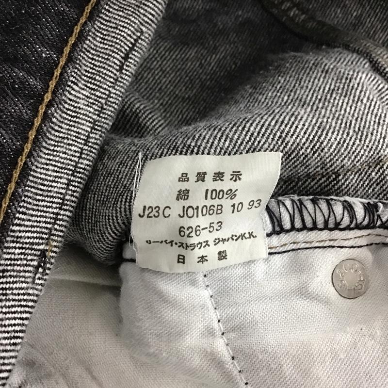 リーバイストラウスアンドコー Levi Strauss & co. パンツ デニム、ジーンズ デニムパンツ スリムパンツ カジュアルパンツ 30インチ 無地 黒 / ブラック / メンズ USED 古着 中古 10138580