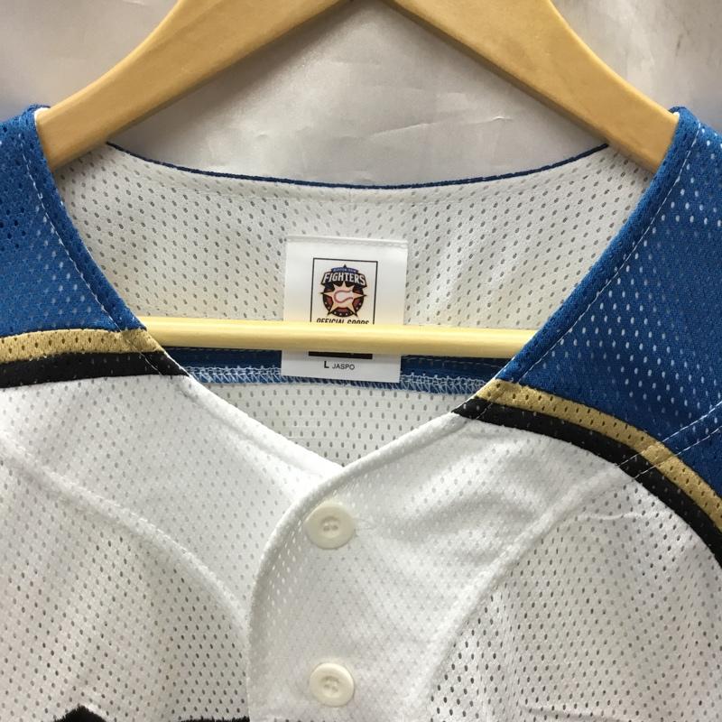 ミズノ MIZUNO トップス トップス 公式グッズ ユニフォーム NAKATA 中田 6 北海道日本ハムファイターズ L ロゴ、文字 青 / ブルー / X 黒 / ブラック / X 白 / ホワイト / X ベージュ / ベージュ / メンズ USED 古着 中古 10117815