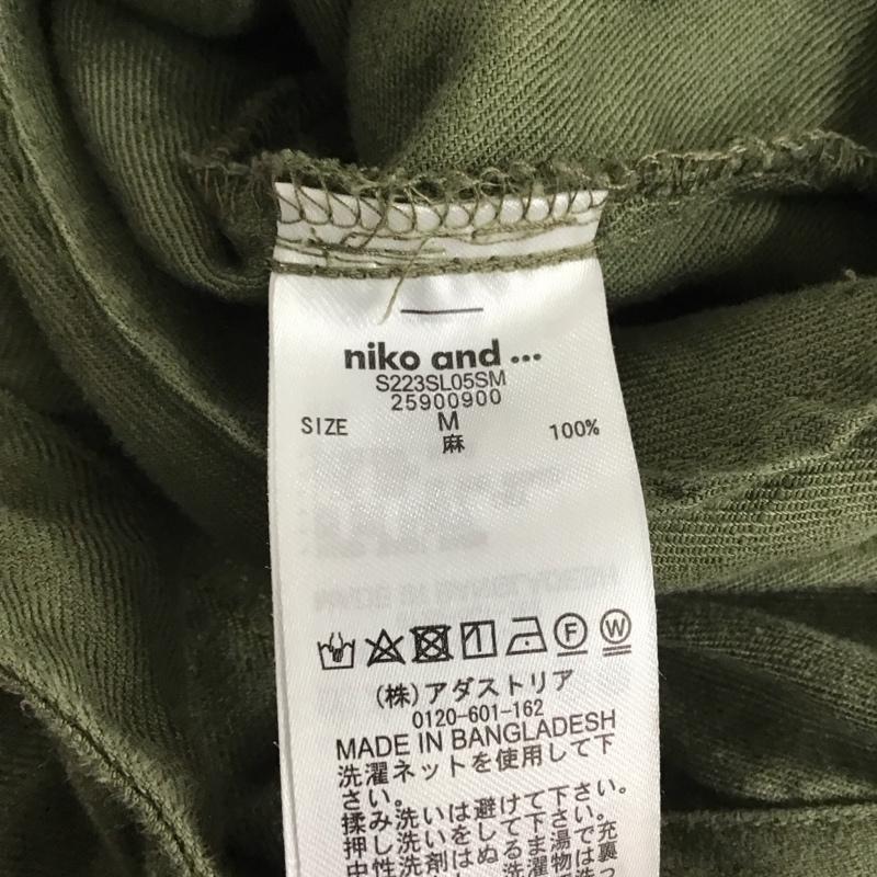 ニコアンド niko and... サロペット・オーバーオール サロペット、オーバーオール オーバーオール つなぎ オールインワン M 無地 カーキ / カーキ / レディース USED 古着 中古 10137618