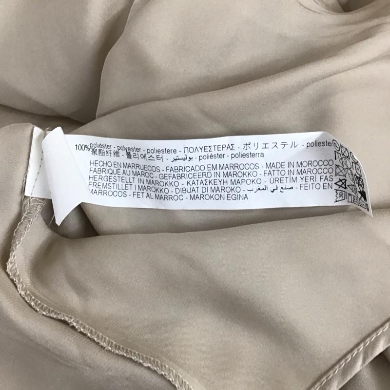 ザラ ZARA シャツ、ブラウス 長袖 長袖シャツ カラーシャツ 前ボタンシャツ XS 無地 ベージュ / ベージュ / レディース USED 古着 中古 10115916
