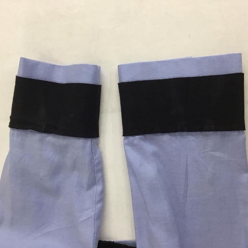 ランバン LANVIN カットソー 長袖 38 無地 黒 / ブラック / X 水色 / ライトブルー / レディース USED 古着 中古 10133308