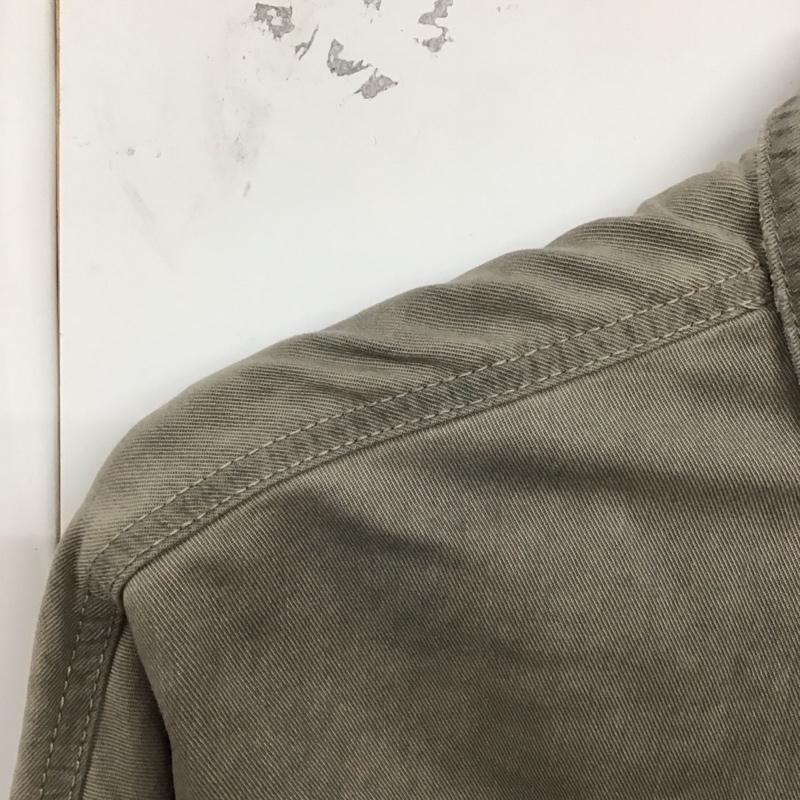 ザラ ZARA シャツ、ブラウス 長袖 長袖シャツ 無地シャツ カラーシャツ S 無地 灰 / グレー / レディース USED 古着 中古 10129760