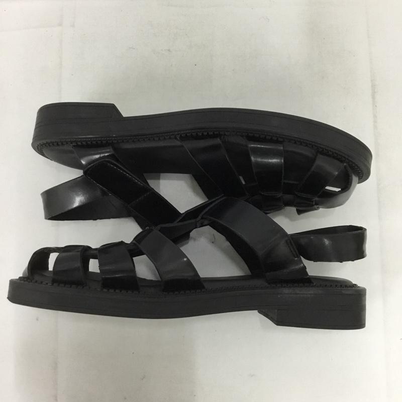 ザラ ZARA サンダル サンダル 3504 710 040 グルカサンダル EU38 無地 黒 / ブラック / レディース USED 古着 中古 10133188