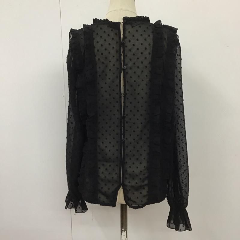 ザラ ZARA シャツ、ブラウス 長袖 S 黒 / ブラック / レディース USED 古着 中古 10110346