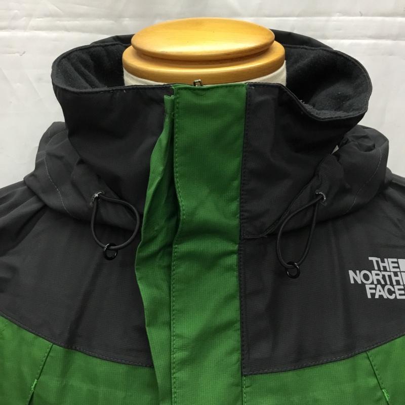 ザノースフェイス THE NORTH FACE ジャケット、上着 ジャケット、ブレザー np11213 マウンテンパーカー レインウェア RAINTEXFLIGHT ジップアップジャケット S ロゴ、文字 黒 / ブラック / X 緑 / グリーン / メンズ USED 古着 中古 10106462