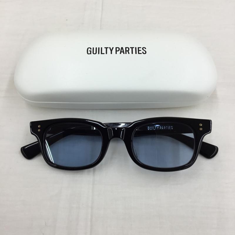 ギルティーパーティーズ GUILTYPARTIES めがね・サングラス サングラス 金子眼鏡 無地 黒 / ブラック / X 青 / ブルー / メンズ USED 古着 中古 10139635