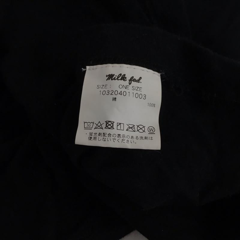 ミルクフェド MILKFED. カットソー 長袖 長袖カットソー プリントカットソー クルーネック プリント 黒 / ブラック / レディース USED 古着 中古 10129538