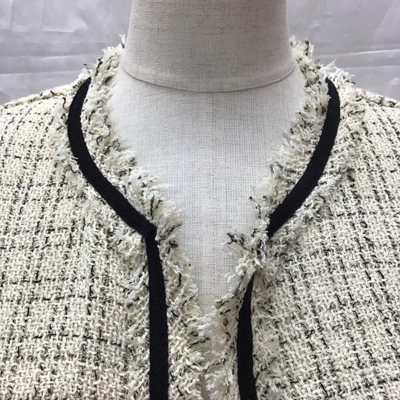 ザラ ZARA ジャケット、上着 ジャケット、ブレザー 7901/031/711 Tweed Peplum Jacket M マルチカラー / マルチカラー / レディース USED 古着 中古 10112536