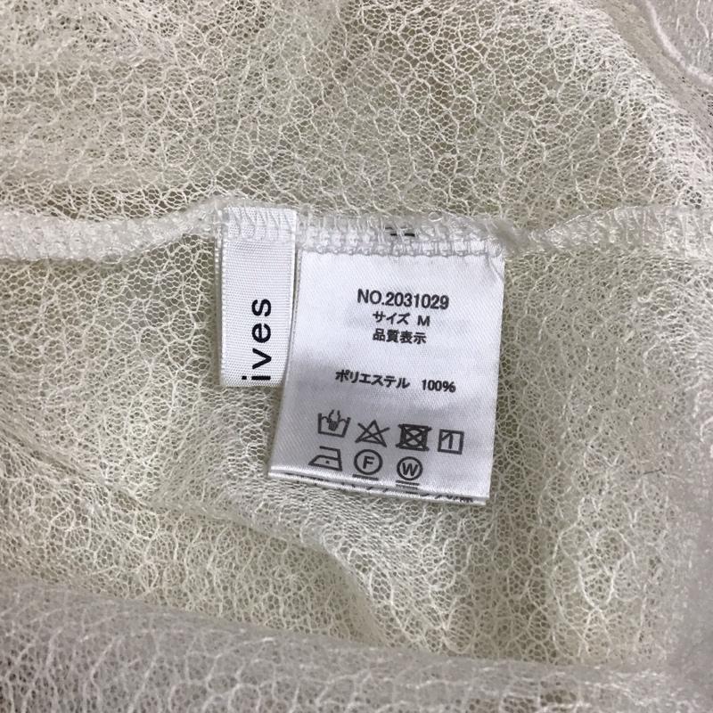 アルシーヴ archives カットソー 長袖 M  白 / ホワイト /  レディース USED 古着 中古 10113997