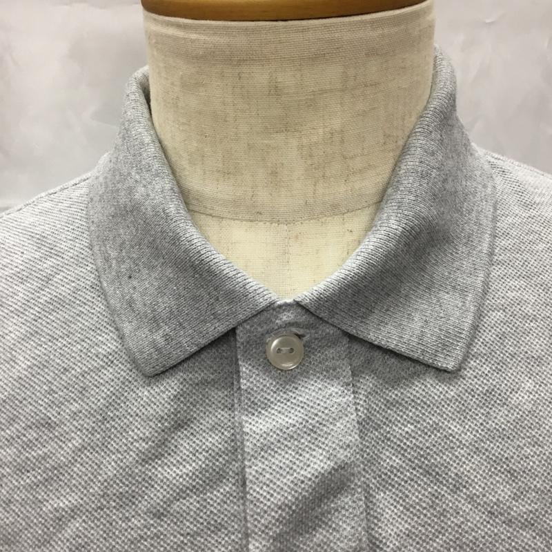 ラコステ LACOSTE ポロシャツ 半袖 半袖ポロシャツ カラーシャツ 半袖カットソー 5 ロゴ、文字 灰 / グレー / メンズ USED 古着 中古 10106508