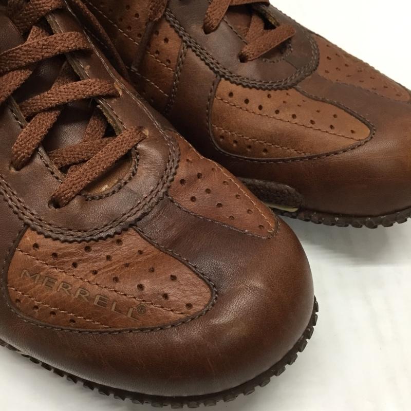 メレル MERRELL スニーカー スニーカー 1105 カジュアルシューズ UK9 US:9.5 ロゴ、文字 茶 / ブラウン / メンズ USED 古着 中古 10119894
