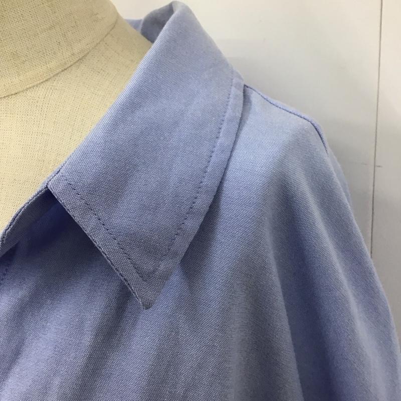 ザラ ZARA シャツ、ブラウス 長袖 長袖シャツ カラーシャツ 長袖カットソー L 無地 水色 / ライトブルー / レディース USED 古着 中古 10116417