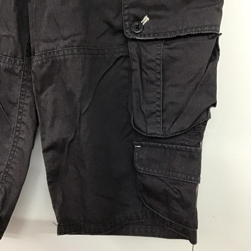 バーバリーブラックレーベル BURBERRY BLACK LABEL パンツ ショートパンツ ショートパンツ ハーフパンツ カジュアルパンツ ロゴ、文字 黒 / ブラック /  メンズ USED 古着 中古 10124920