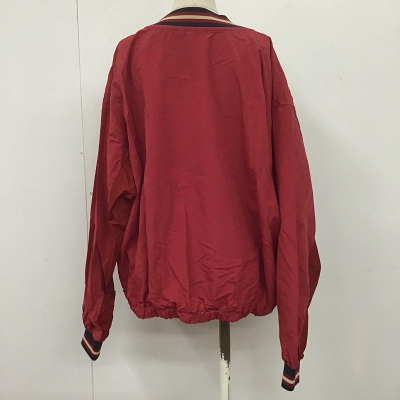 マウジー MOUSSY カットソー 長袖 010GSQ01-0180 NFL ナイロンプルオーバー FREE ロゴ、文字 えんじ / ワインレッド /  レディース USED 古着 中古 10107935