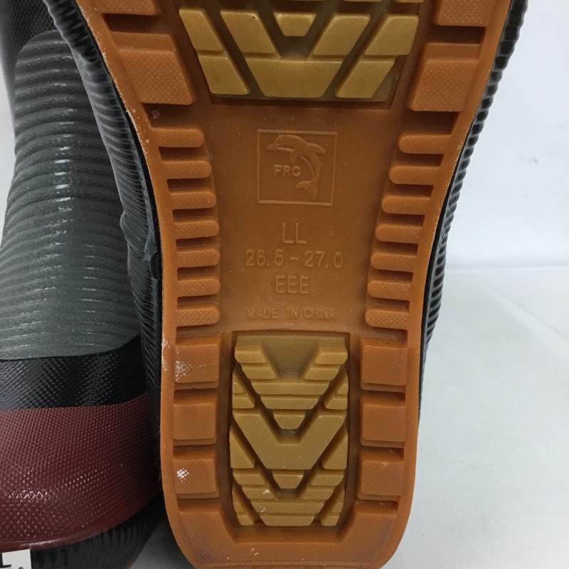 古着 USED シューズ シューズ カルサーエース 安全長靴 作業用長靴 福山ゴム LL LL ロゴ、文字 黒 / ブラック / メンズ USED 古着 中古 10128217
