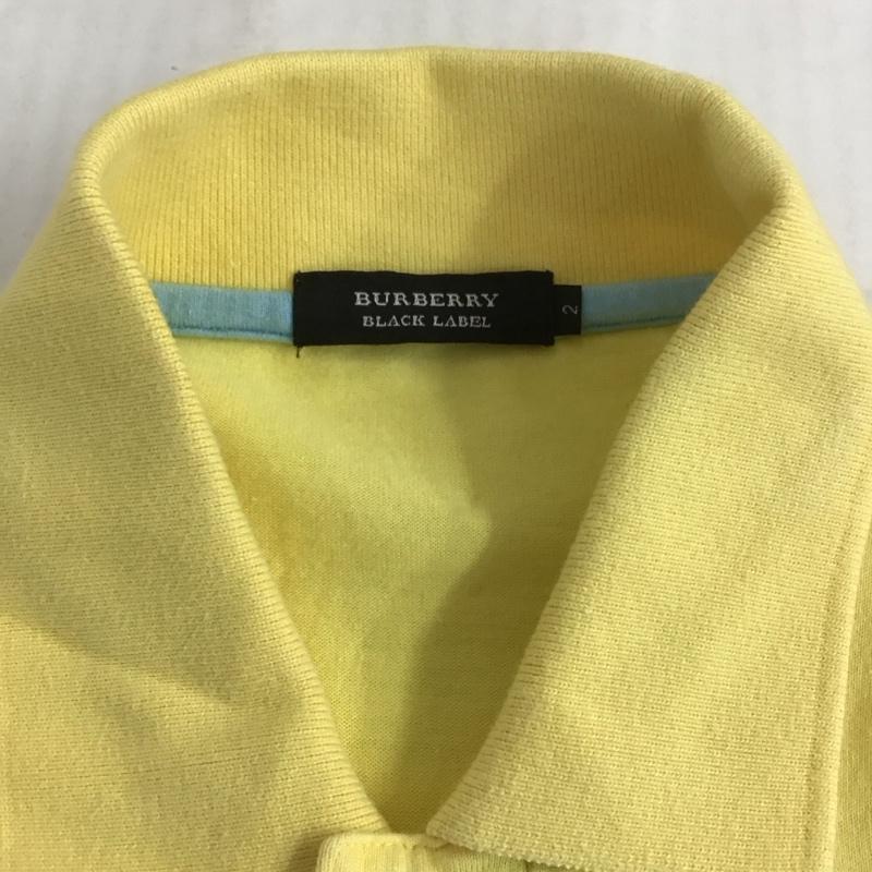 バーバリーブラックレーベル BURBERRY BLACK LABEL ポロシャツ 半袖 半袖ポロシャツ カラーシャツ 半袖カットソー 2 ボーダー柄 マルチカラー / マルチカラー /  メンズ USED 古着 中古 10113110