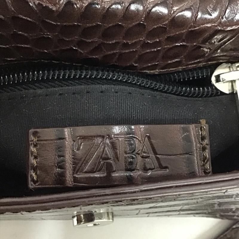 ザラ ZARA ショルダーバッグ ショルダーバッグ ミニバッグ アニマル柄 ダークブラウン / ダークブラウン / レディース USED 古着 中古 10135274