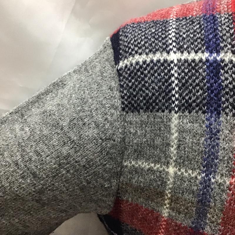 ジム gim ニット、セーター 長袖 長袖 L チェック マルチカラー / マルチカラー / メンズ USED 古着 中古 10111714