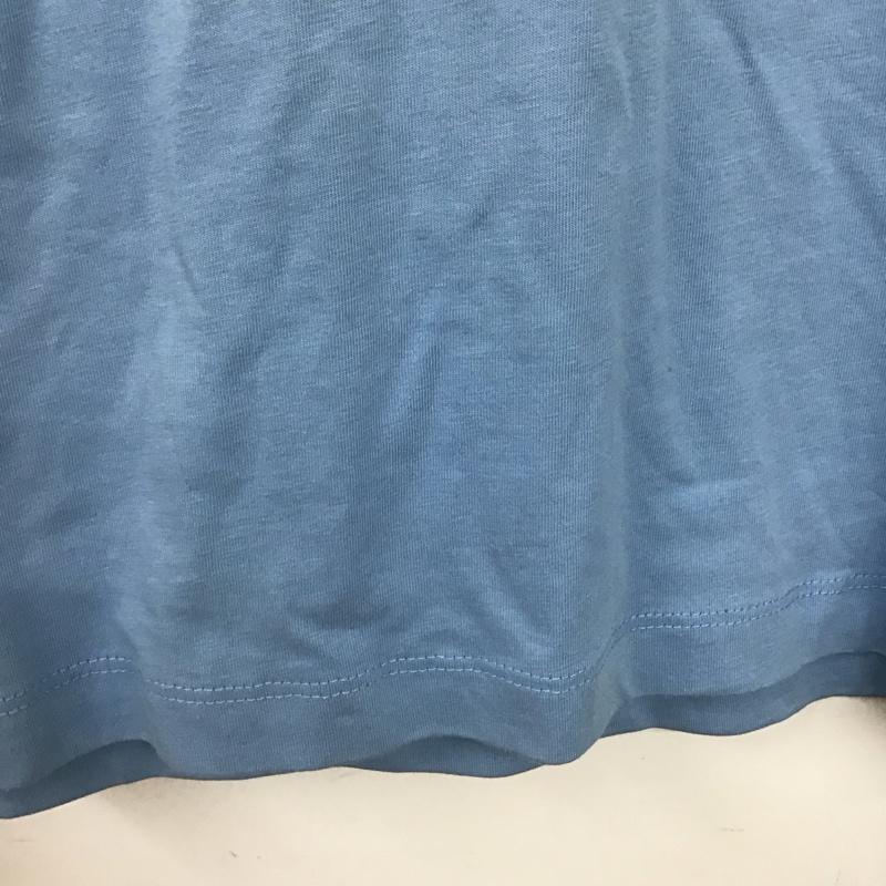 ディーゼル DIESEL Tシャツ 半袖 A05102-0AAXJ クルーネック S ロゴ、文字 水色 / ライトブルー / レディース USED 古着 中古 10135986