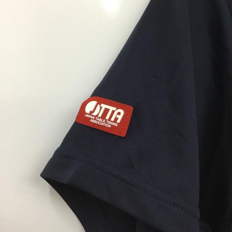 アンドロ andro Tシャツ 半袖 30570318 ナパT タグ付き 卓球ウェア スポーツウェア L ロゴ、文字 紺 / ネイビー / X 桃 / ピンク / レディース USED 古着 中古 10135662
