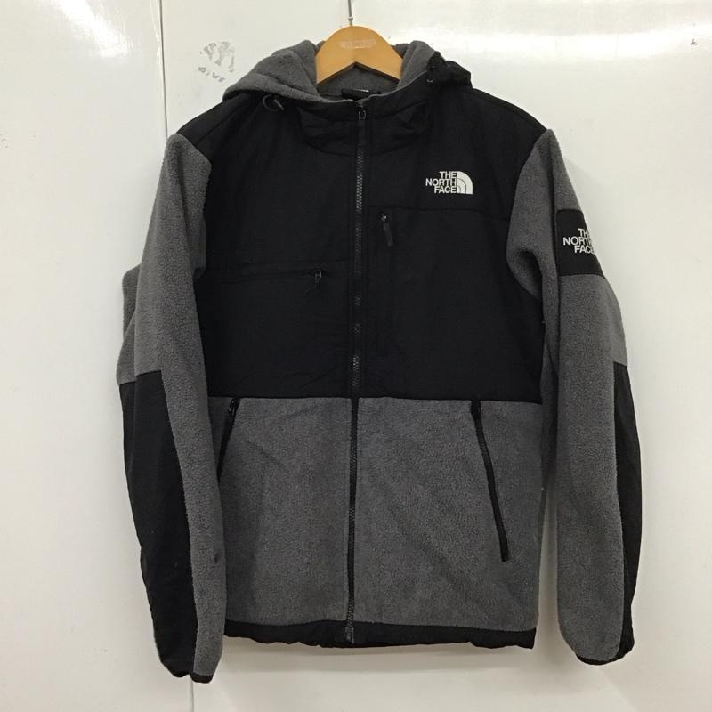 ザノースフェイス THE NORTH FACE ジャケット、上着 ジャケット、ブレザー na72052 デナリフーディ フリースジャケット フリースパーカー M ロゴ、文字 黒 / ブラック / X 灰 / グレー /  メンズ USED 古着 中古 10128695