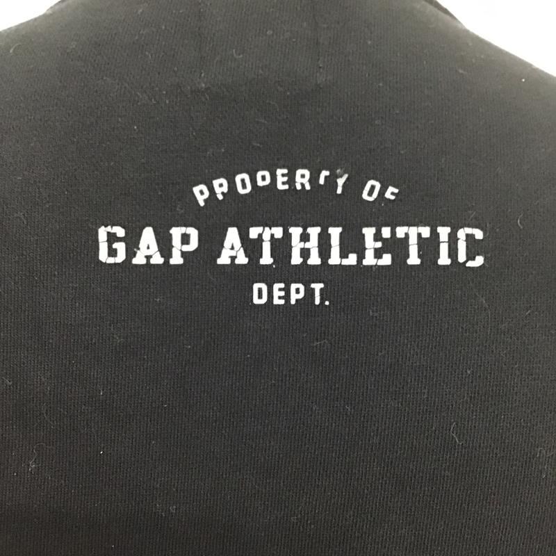 ギャップ GAP トレーナー 長袖 長袖トレーナー クルーネックスウェット リブスウェット S ロゴ、文字 黒 / ブラック / メンズ USED 古着 中古 10105540
