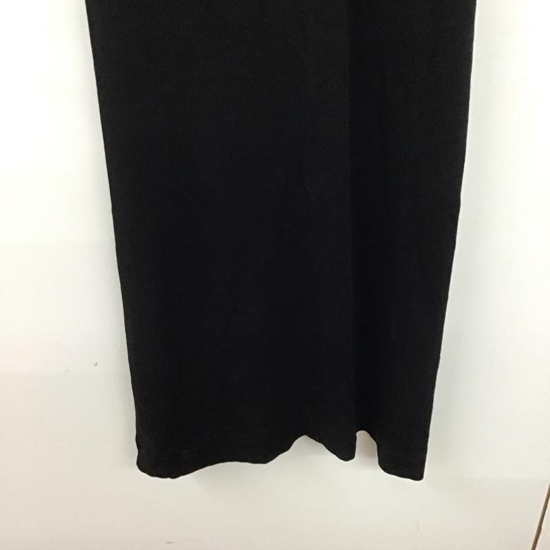 ザラ ZARA ワンピース ロングスカート ロングワンピース ノースリーブワンピース フレアスカート キャミワンピース M 無地 黒 / ブラック / レディース USED 古着 中古 10138398