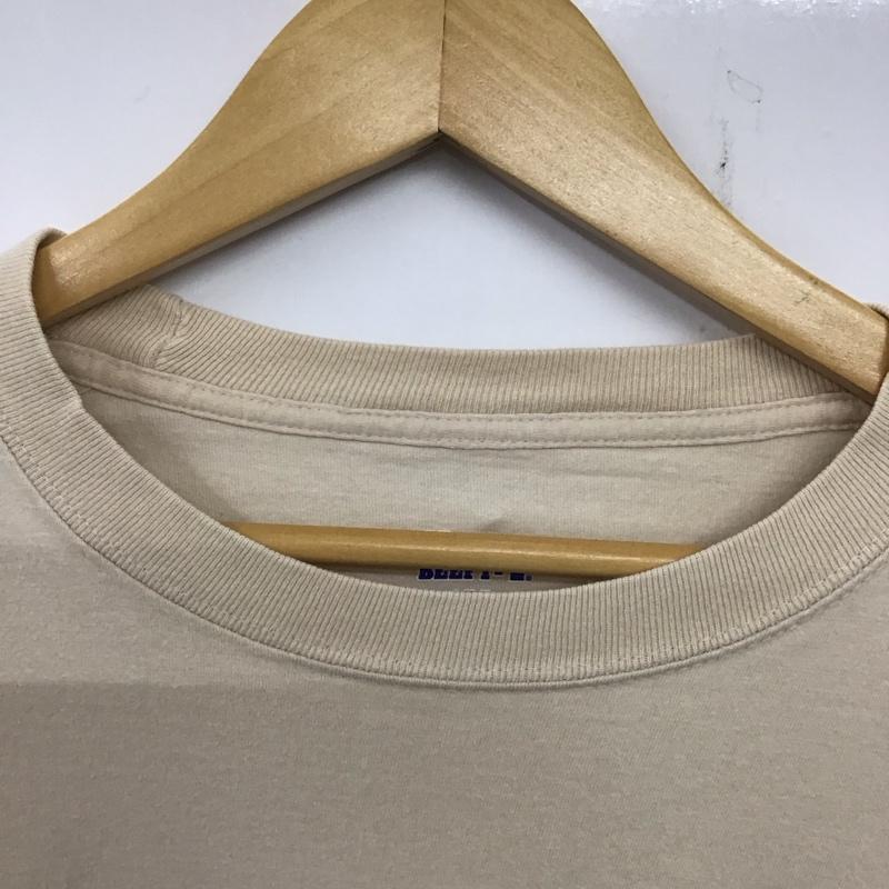 スラッシャー THRASHER カットソー 長袖 長袖カットソー プリントカットソー クルーネック L ロゴ、文字 ベージュ / ベージュ / メンズ USED 古着 中古 10137164