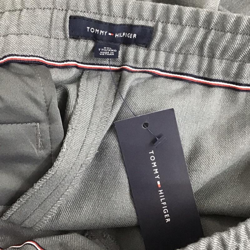トミーヒルフィガー TOMMY HILFIGER パンツ スラックス XXL 無地 灰 / グレー /  メンズ USED 古着 中古 10128570