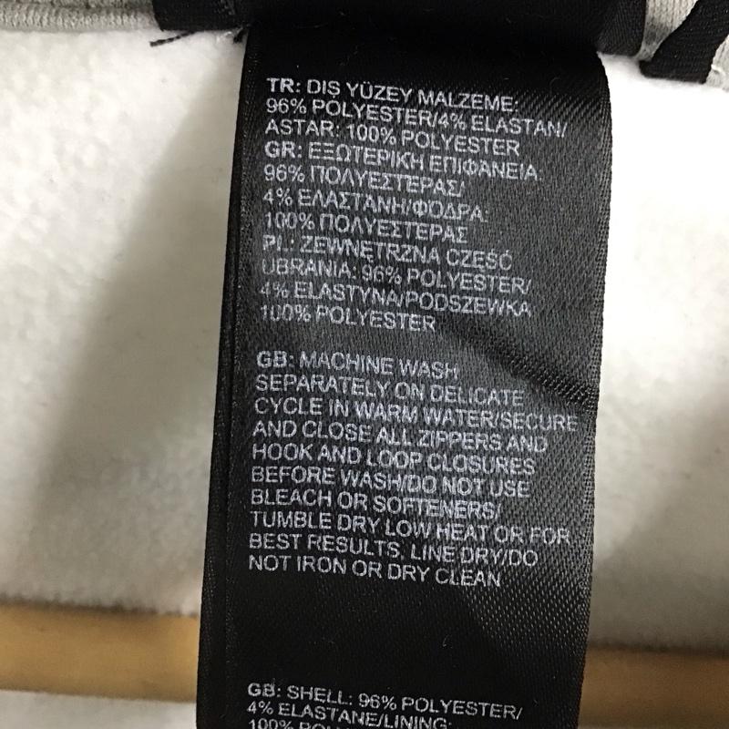 ザノースフェイス THE NORTH FACE ジャケット、上着 ジャケット、ブレザー 裏フリース アウトドアウェア スポーツウェア XL ロゴ、文字 白 / ホワイト / レディース USED 古着 中古 10146385