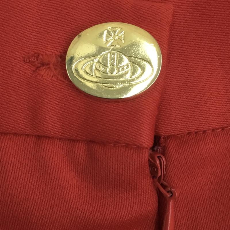 ヴィヴィアン ウエストウッド レッドレーベル Vivienne Westwood red label スカート ミニスカート 42 無地 赤 / レッド / レディース USED 古着 中古 10137611