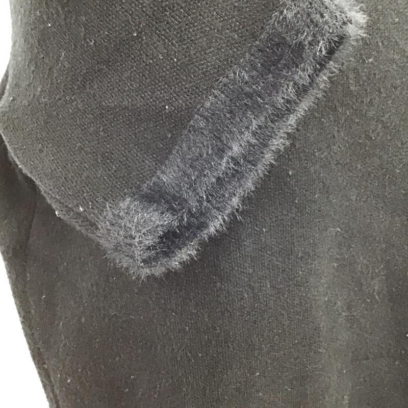 ザラ ZARA ニット、セーター 半袖 半袖ニットカットソー クルーネックカットソー 半袖セーター M 無地 黒 / ブラック / レディース USED 古着 中古 10115984